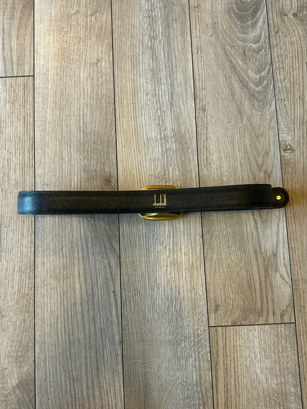 Dunhill Belt in Leather and Brass